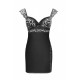 Zmysłowa Koszulka Damska Meredia LC 11247 Shade Black Czarny Collection LivCo Corsetti Fashion