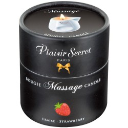 Świeca do masażu Truskawka 80 ml Plaisir Secret