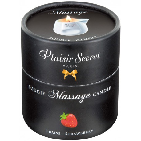 Świeca do masażu Truskawka 80 ml Plaisir Secret
