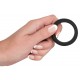 Silikonowy pierścień na penisa Black Velvets 3,8cm