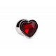 Korek analny Secret Shine Red Heart 9,5cm X-MEN