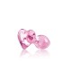 Korek analny Heart Pink 8,9cm Crystal