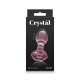 Korek analny Flower Pink 8,9cm Crystal
